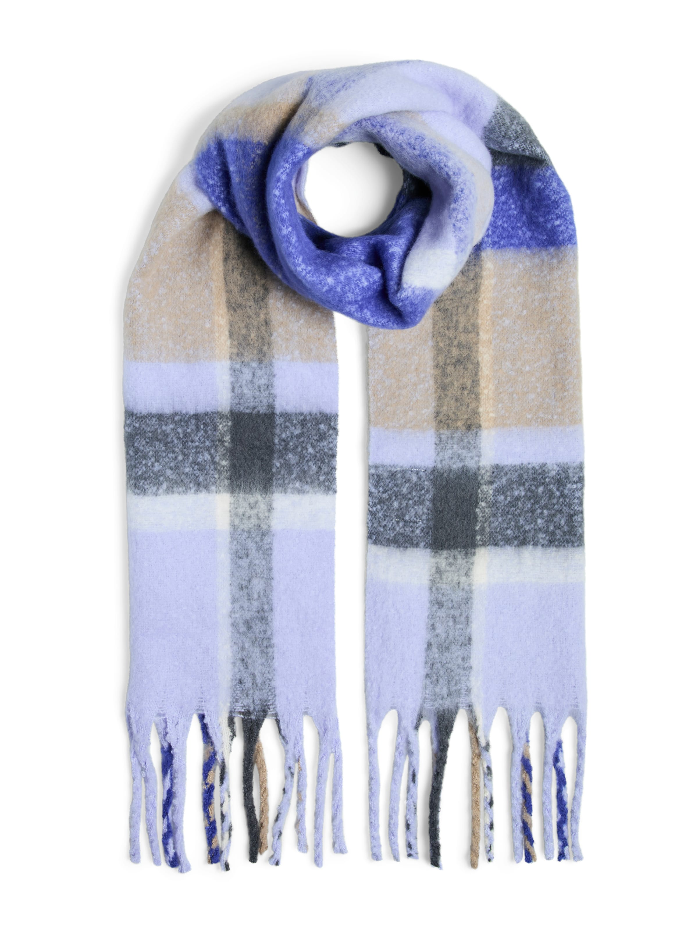 PIECES Шарф &#x27;BEA&#x27; в Синий: спереди