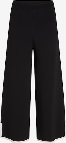 Karl Lagerfeldregular Hlače - crna boja: prednji dio