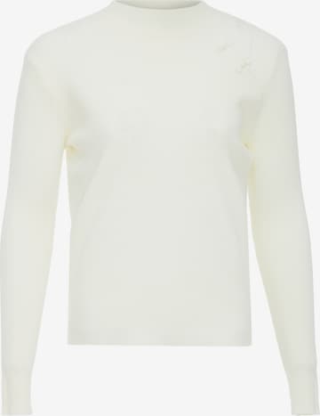 Pull-over paino en blanc : devant