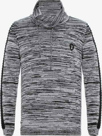 CIPO & BAXX Sweater in Grey: front