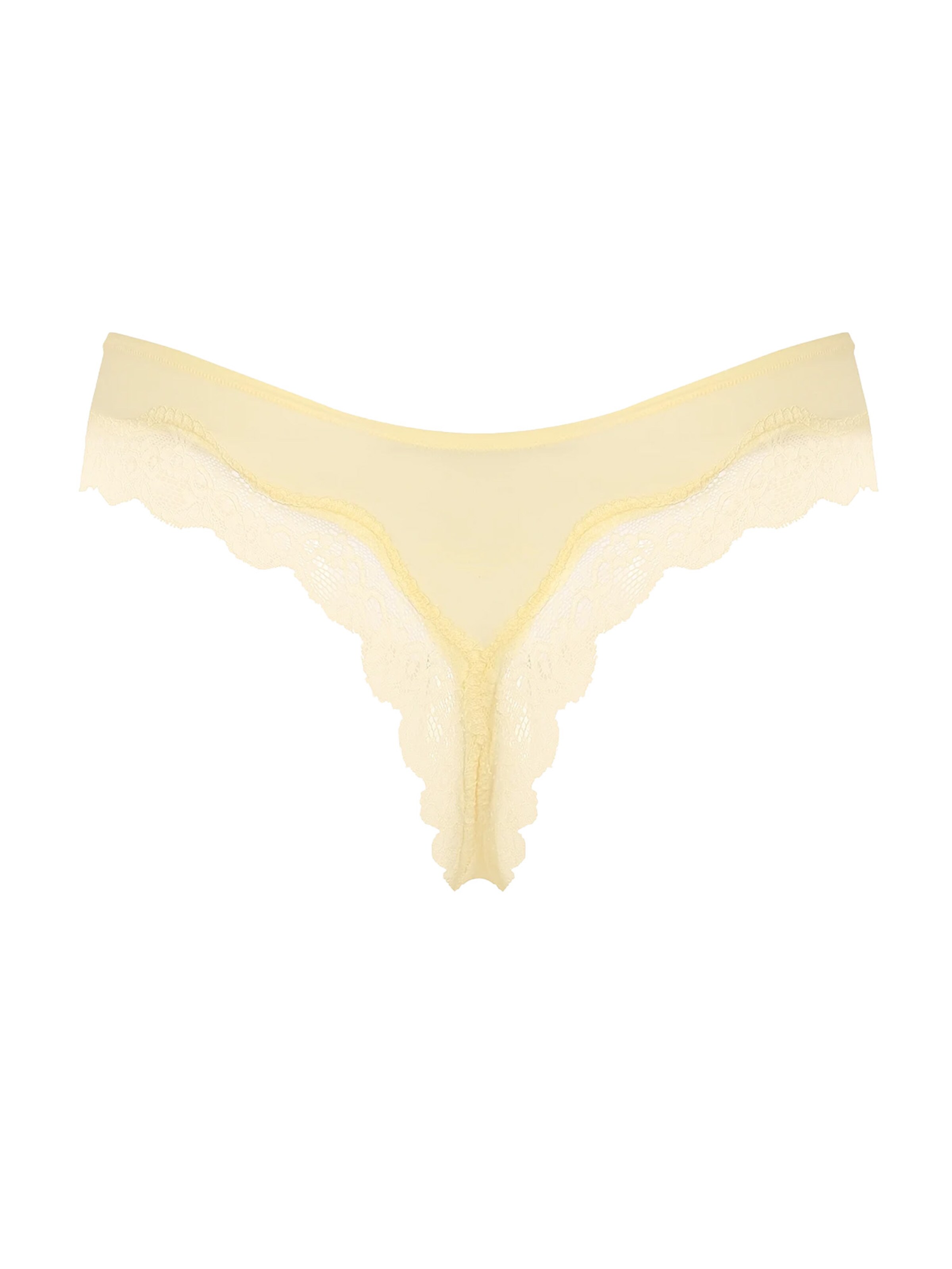 String 'Lace Tanga' cfab (formerly creamy fabrics) en jaune
