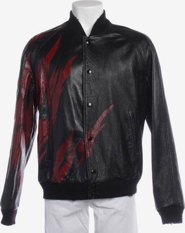 Saint Laurent Lederjacke / Ledermantel XL in Mischfarben: Vorderseite