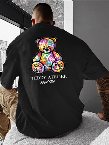 RMK Shirt 'Teddy Atelier' in Black: front