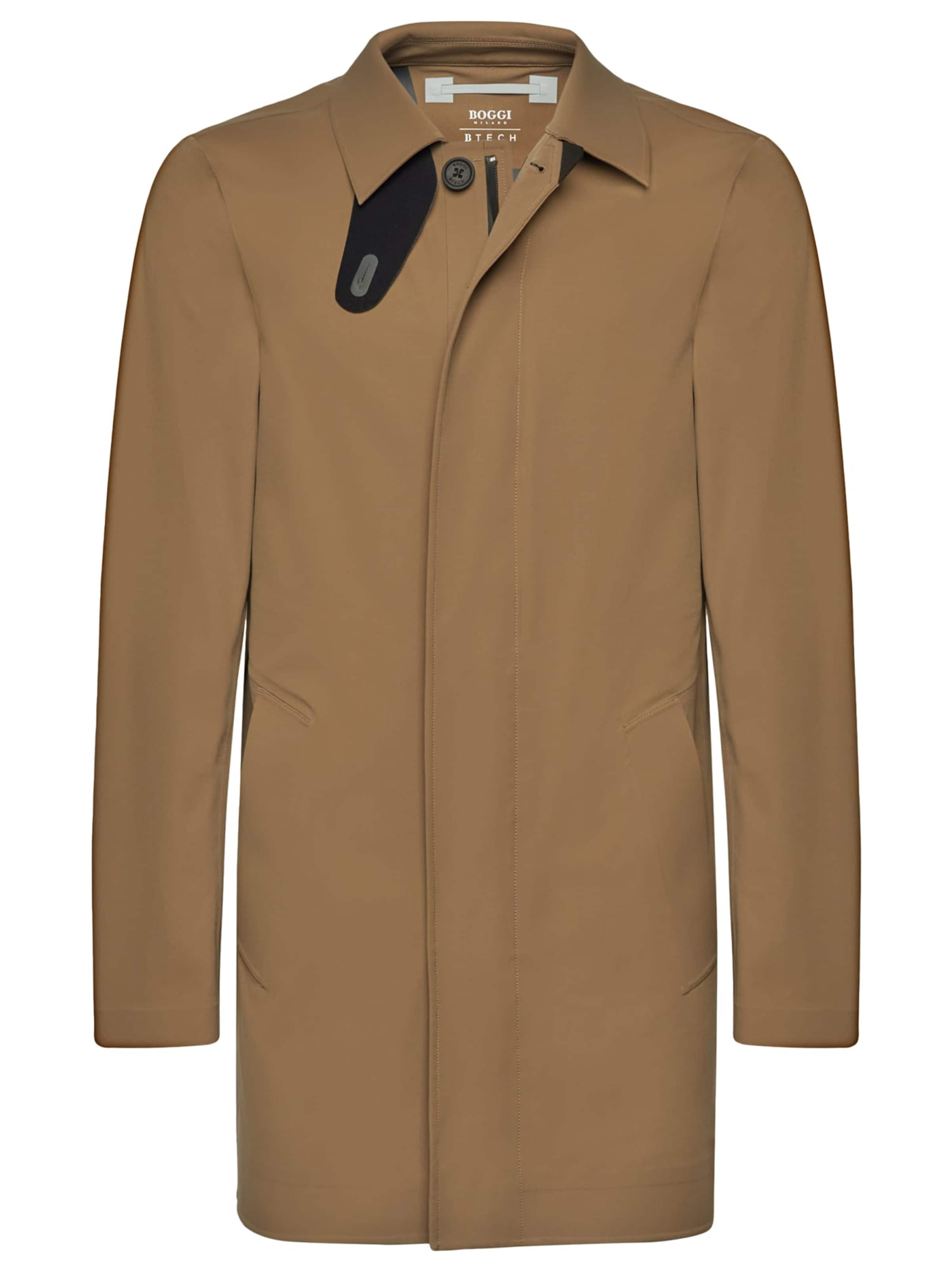 Veste fonctionnelle Boggi Milano en marron : devant