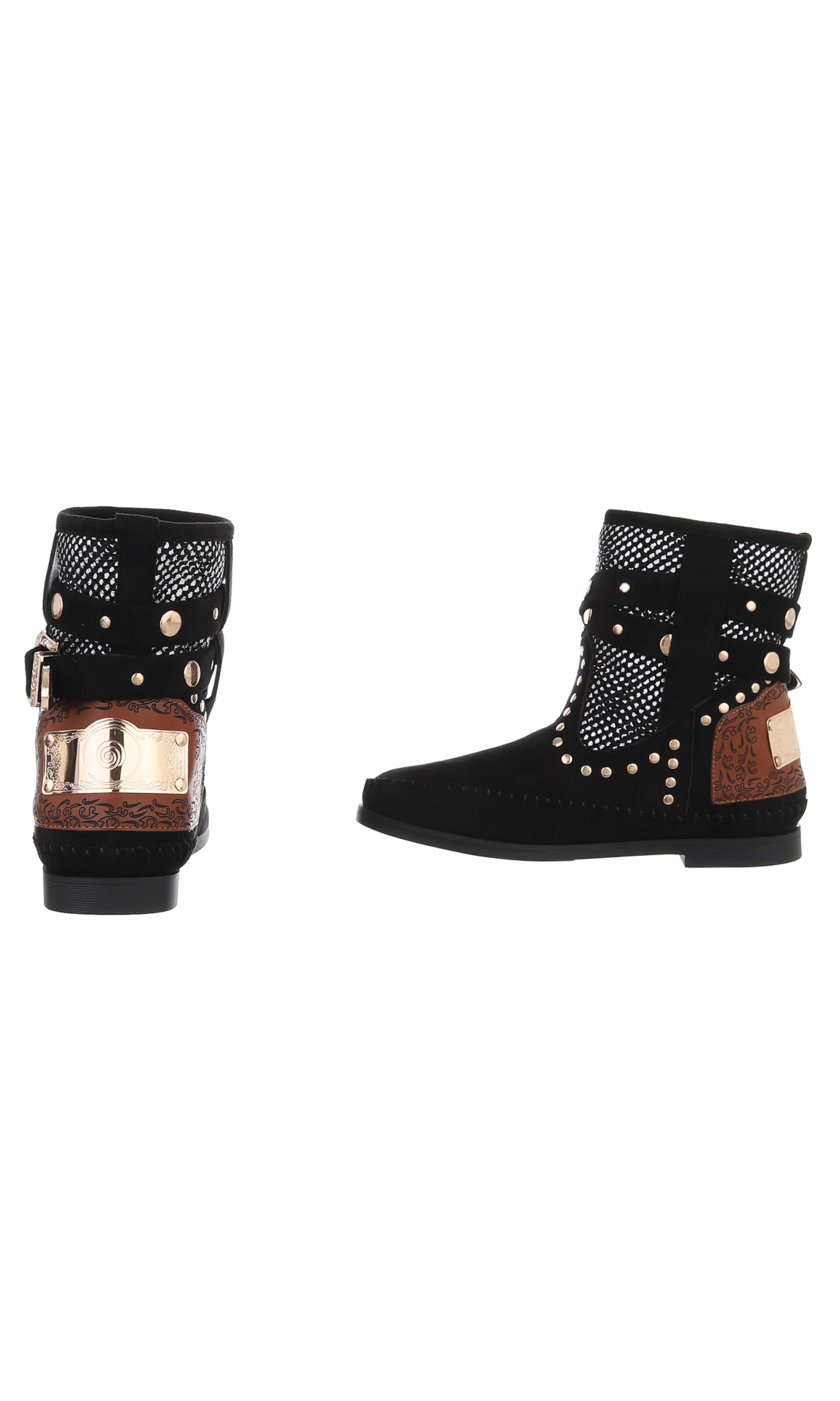 Ital-Design Stiefelette in Schwarz