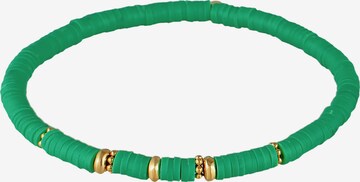 ELLI Armband 'Heishi' in Groen: voorkant