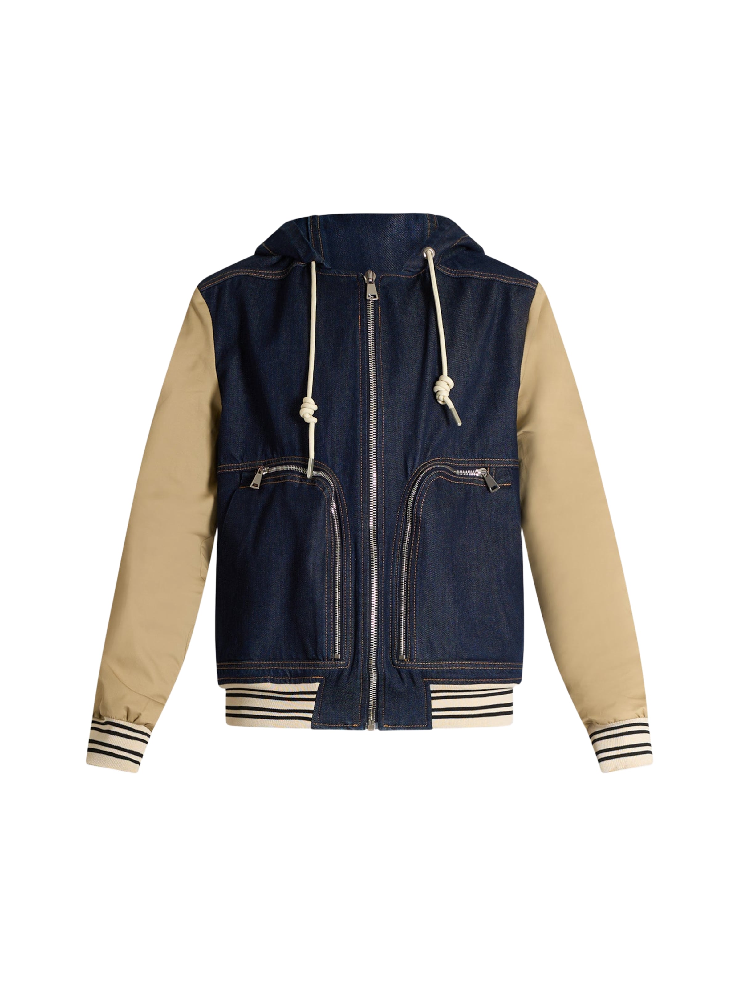 Veste mi-saison Yes London en bleu : devant