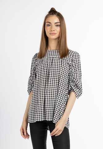 Camicia da donna di myMo ROCKS in nero: frontale