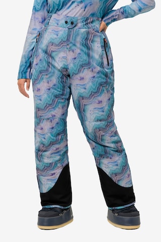 Regular Pantalon fonctionnel Ulla Popken en bleu : devant