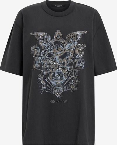 AllSaints T-shirt 'COVENANT' en gris / noir / argent, Vue avec produit