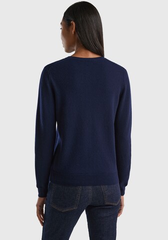 UNITED COLORS OF BENETTON Knit cardigan in Blue