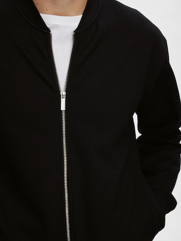 SELECTED HOMME Bluza rozpinana 'MACK' w kolorze czarny