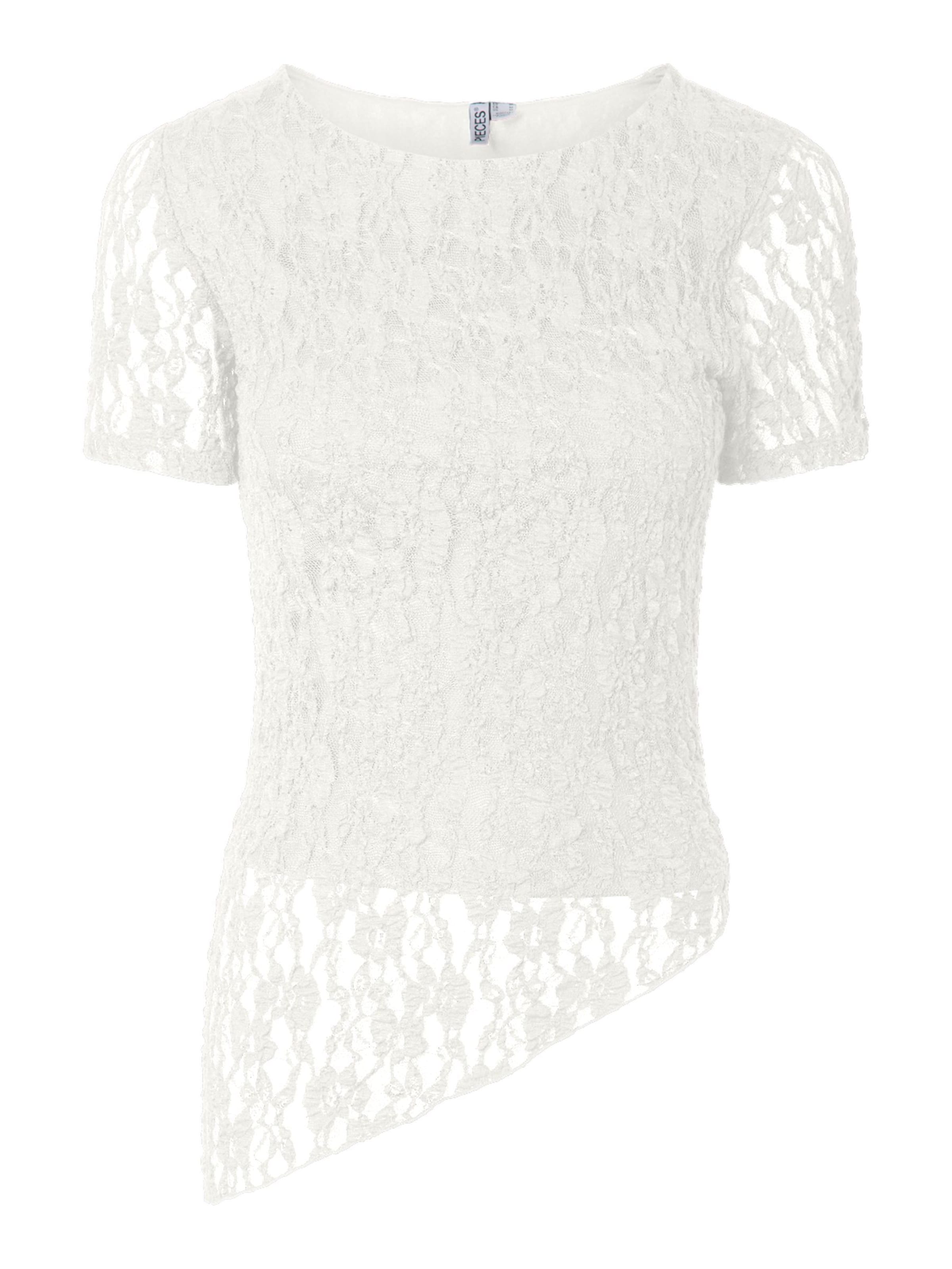 PIECES T-Shirt 'PCAriana' in Weiß: Vorderseite