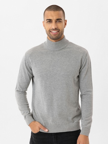 Pull-over 'Henriko' Anou Anou en gris : devant