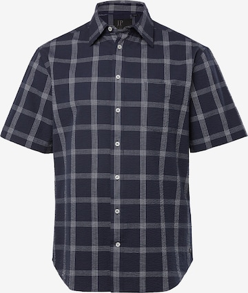 JP1880 Regular fit Button Up Shirt in Blue: front