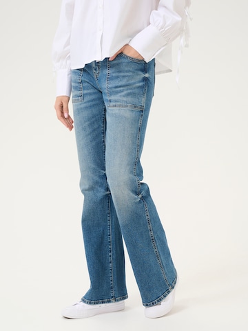 CULTURE Flared Jeans 'CU Hailey Ami' in Blue: front