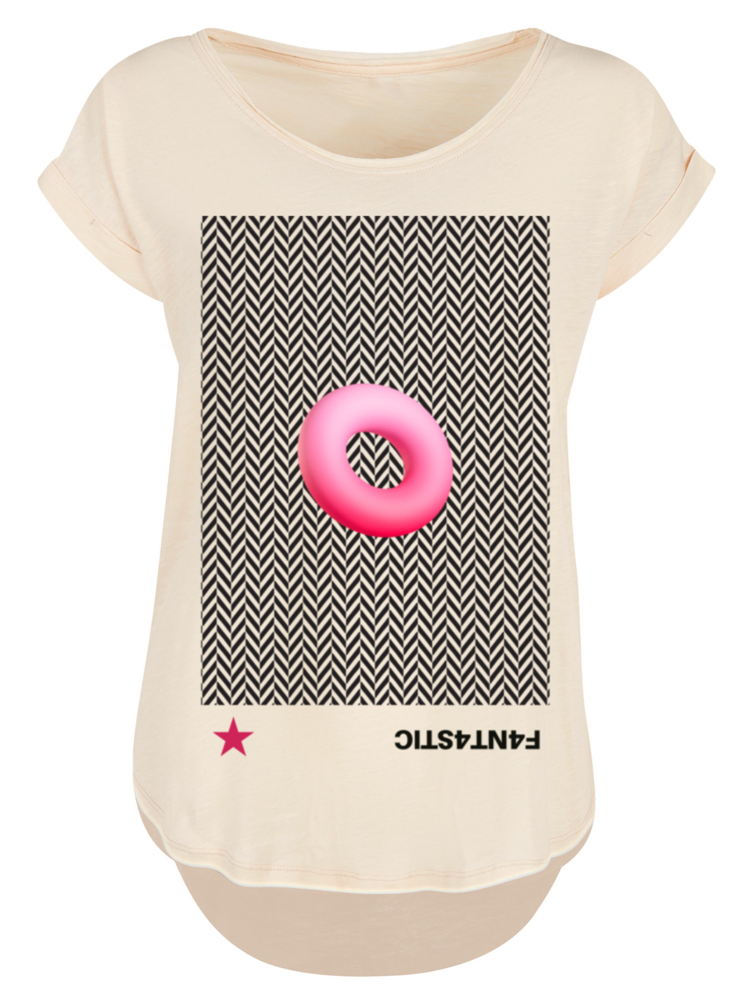 F4NT4STIC Shirt in Beige: voorkant