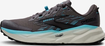 Chaussure de course 'CASCADIA 19' BROOKS en gris : devant