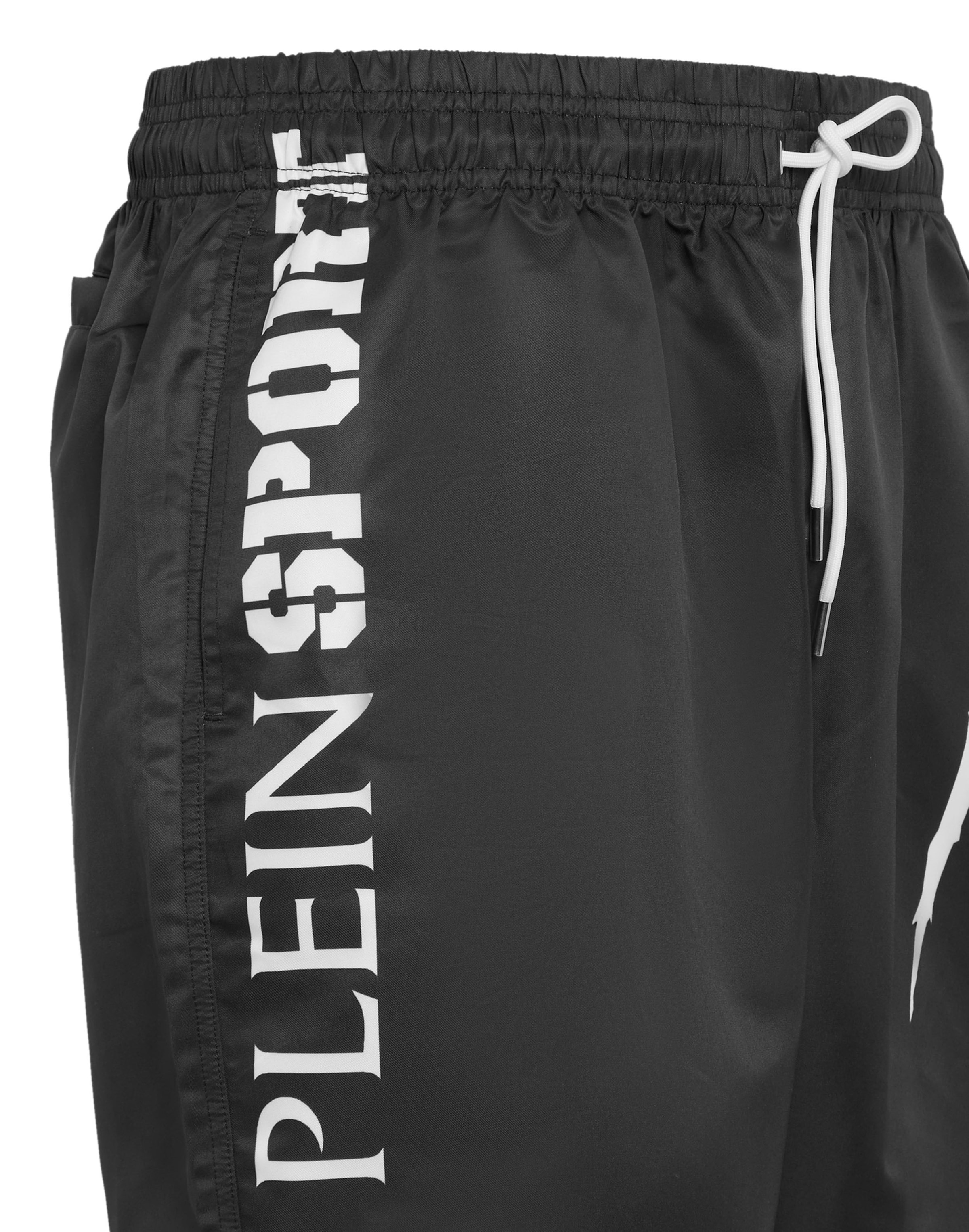 Loosefit Pantaloncini da bagno 'Scratch' di Plein Sport in nero