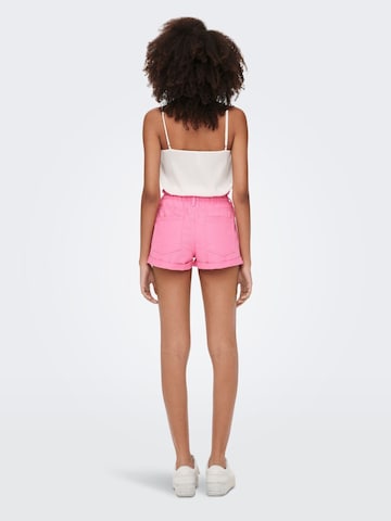 ONLY Regular Shorts 'Cuba' in Pink