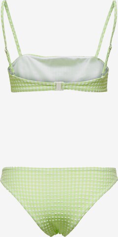 Bustier Bikini 'Olli' ONLY en vert