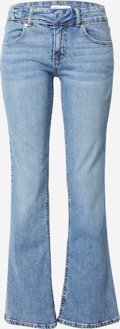 Gina Tricot Bootcut Jeans 'Y2k' in Blauw: voorkant