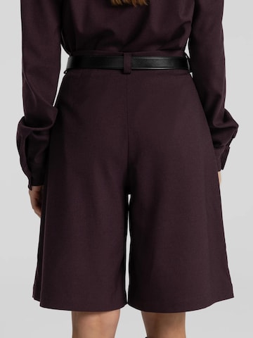 Regular Pantalon 'Omaro' mandragora en violet