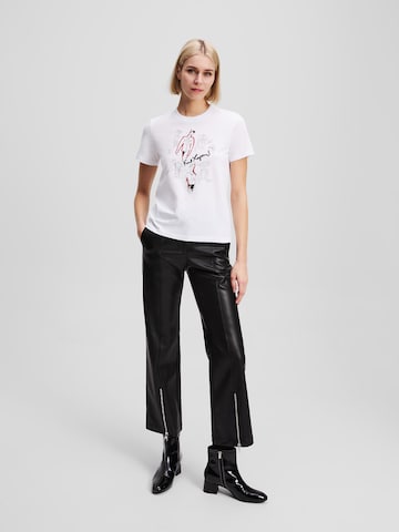 Karl Lagerfeld Shirt 'Karl Series' in White