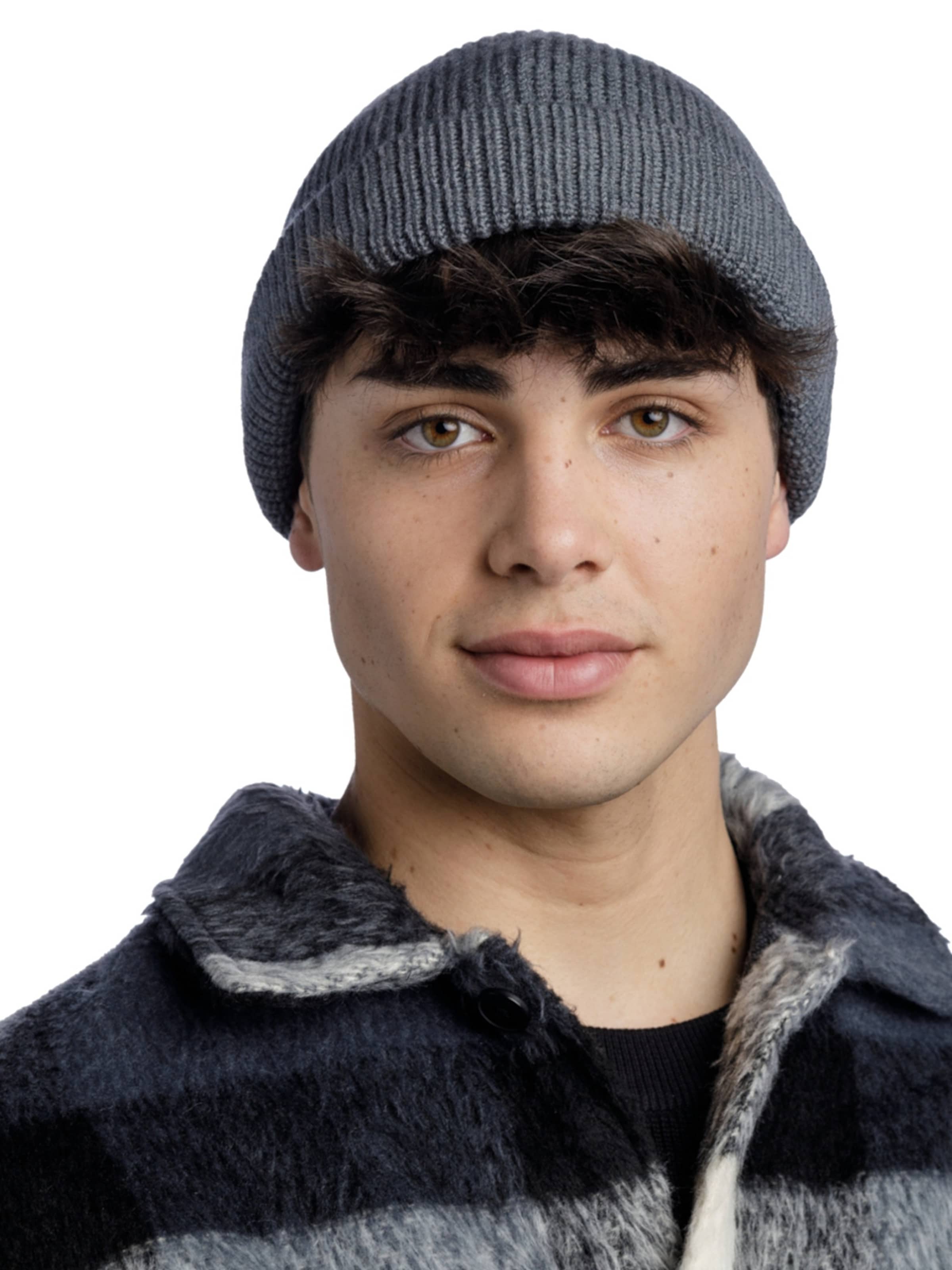 BUFF Muts 'Buff Ervin Merino Hat Beanie' in Zilver: voorkant