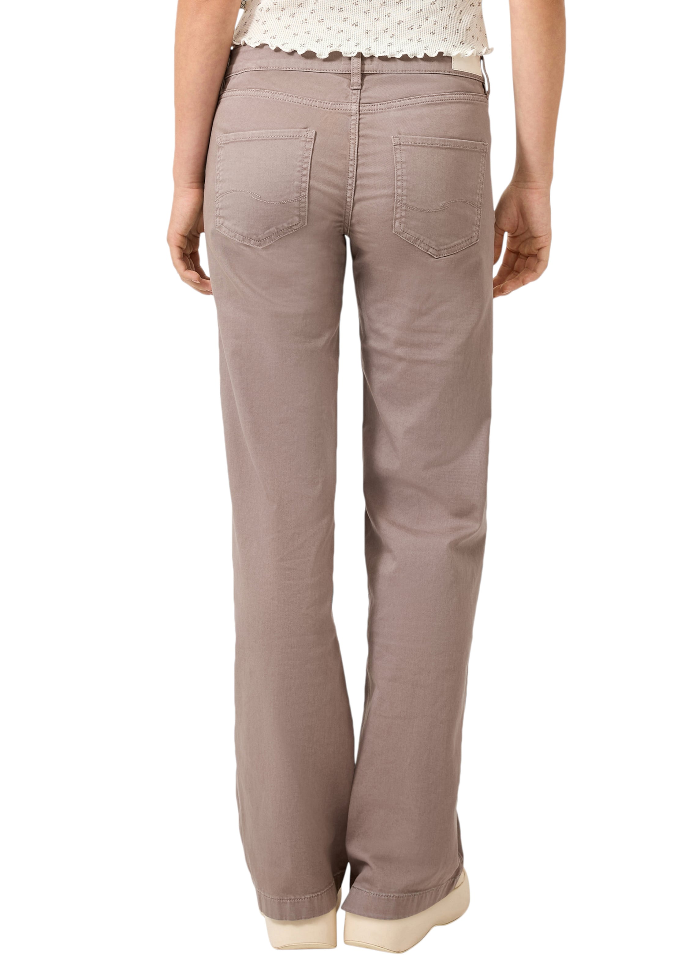 Wide Leg Jean ' CATIE ' QS en marron