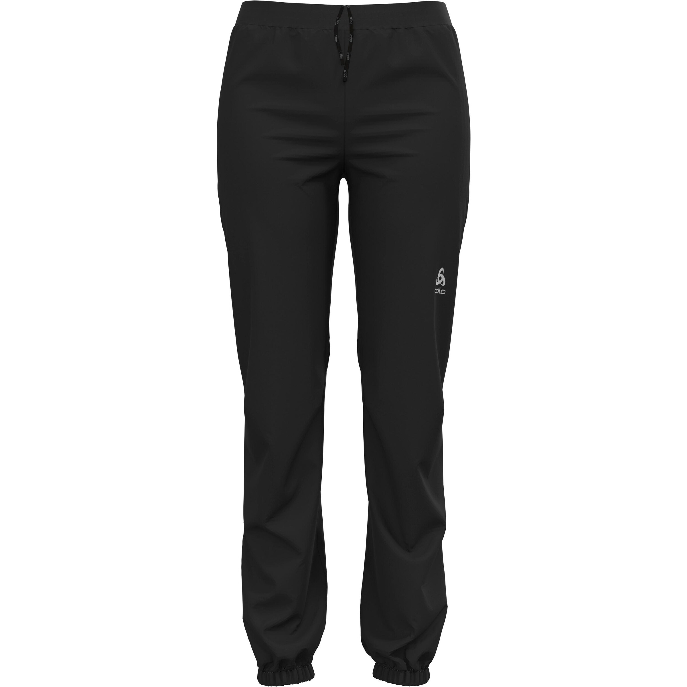 ODLO Tapered Sporthose 'Brensholmen' in Schwarz: Vorderseite