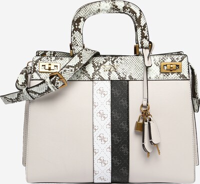 GUESS Bolso de mano 'KATEY' en gris / negro / blanco, Vista del producto