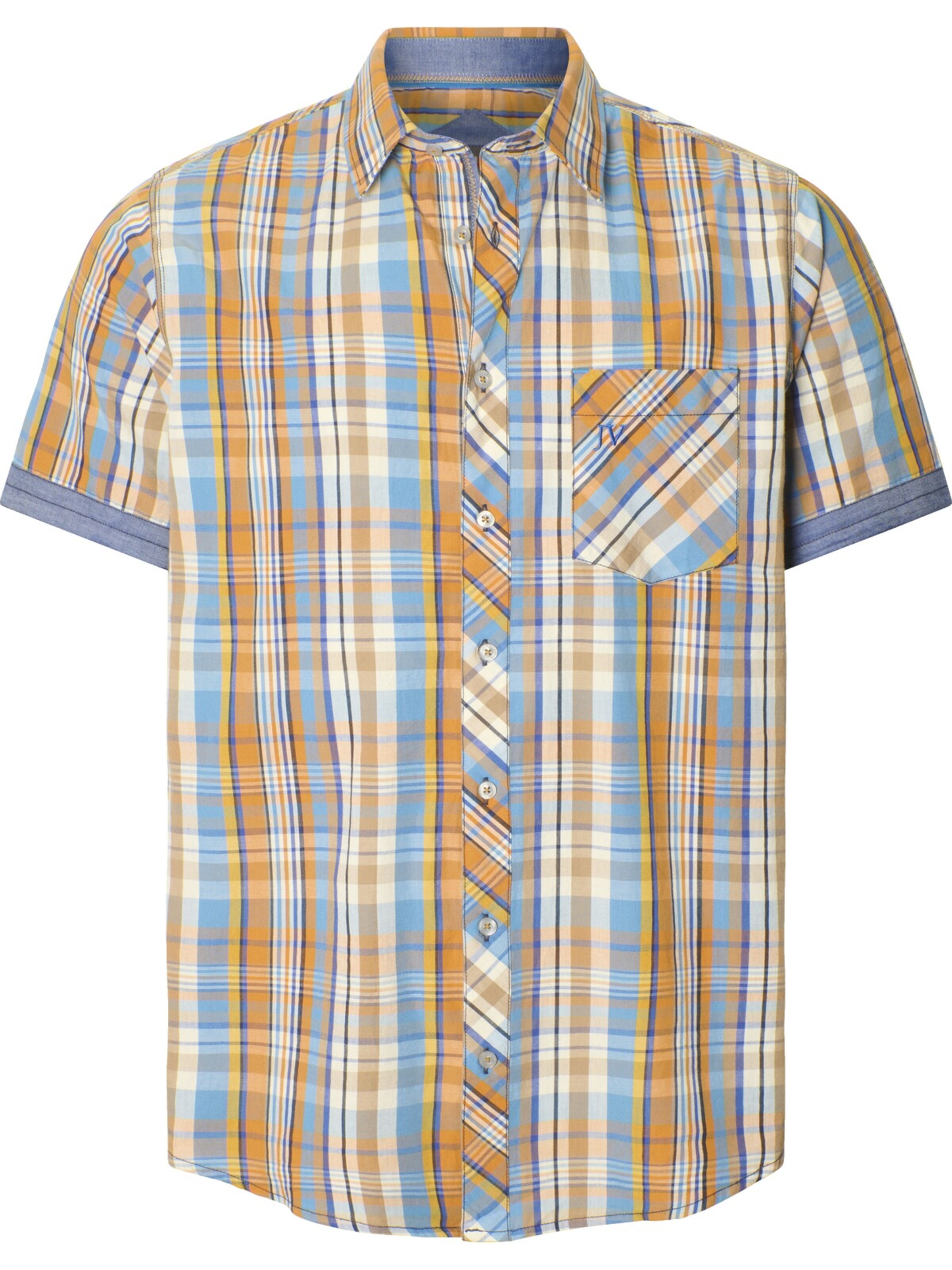 Jan Vanderstorm Comfort fit Button Up Shirt 'Hillar' in Orange: front