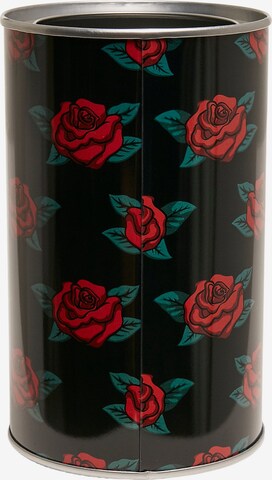 Mister Tee Stiftbecher 'Roses' in Schwarz