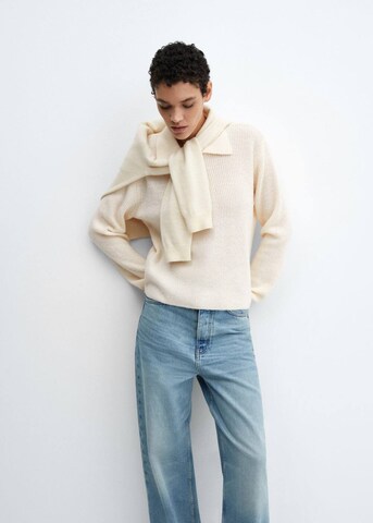 MANGO Sweater 'Palau' in Beige