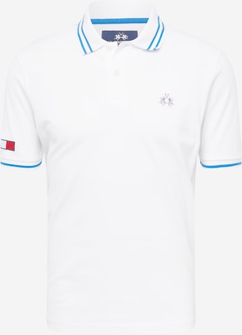 La Martina Poloshirt in Weiß: predná strana