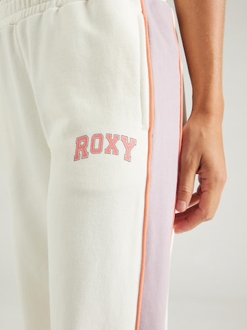 ROXY Tapered Sports trousers 'ESS' in White