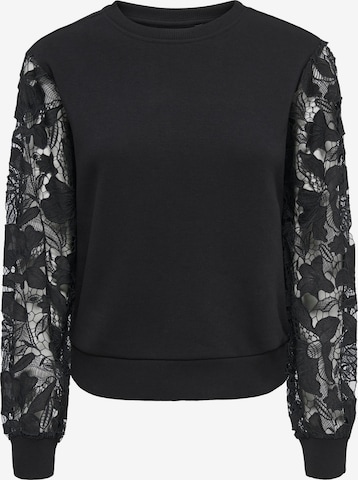 ONLY Sweatshirt in Black: front