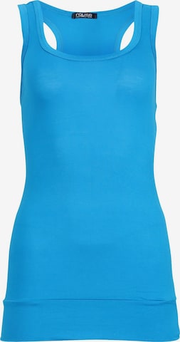 Easy Young Fashion Top in Blue: front