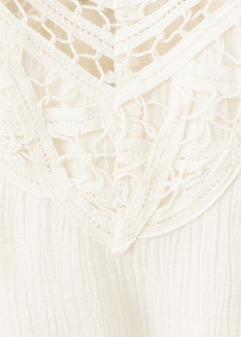 MANGO Summer Dress 'Baz' in Beige