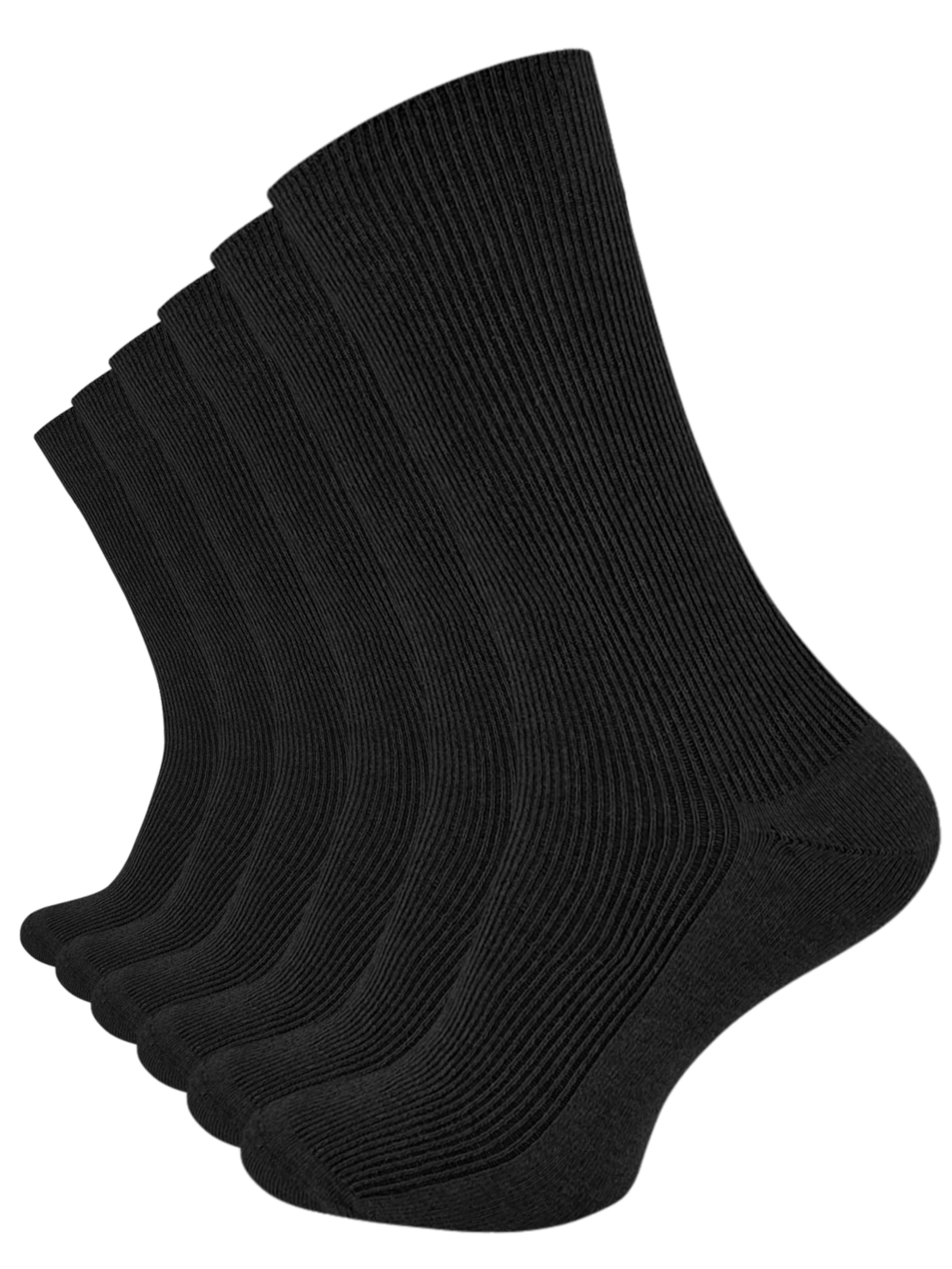 Calzino di Clark Crown in nero: frontale