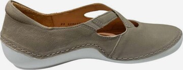 THINK! Ballet Flats with Strap in Beige