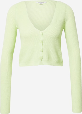 American Eagle Knit Cardigan in Green: front