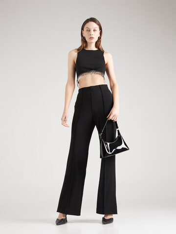 DAY BIRGER ET MIKKELSEN Flared Pleated Pants 'Wagner' in Black