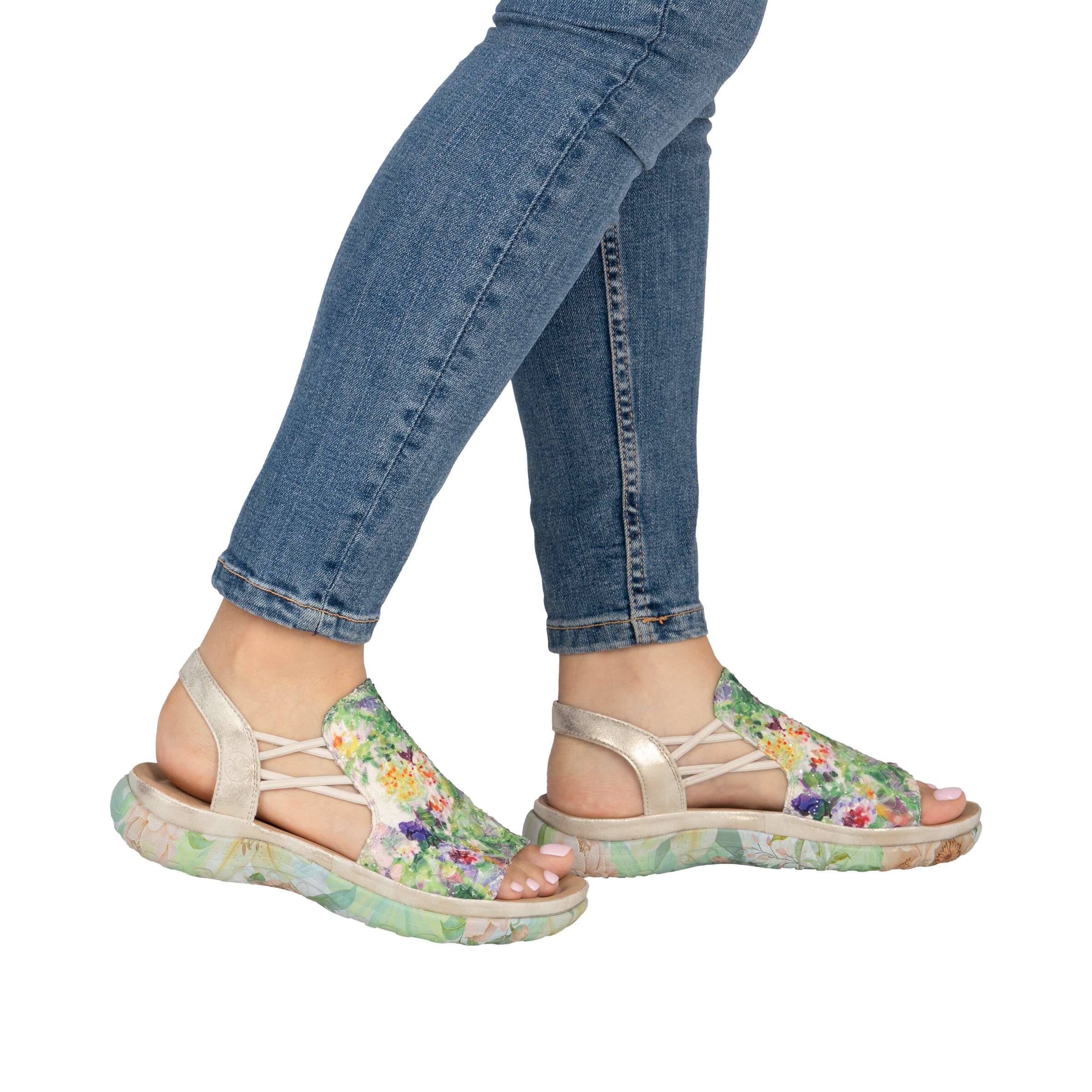 Sandales Rieker en vert