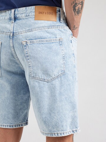 regular Jeans 'ONSEDGE' di Only & Sons in blu