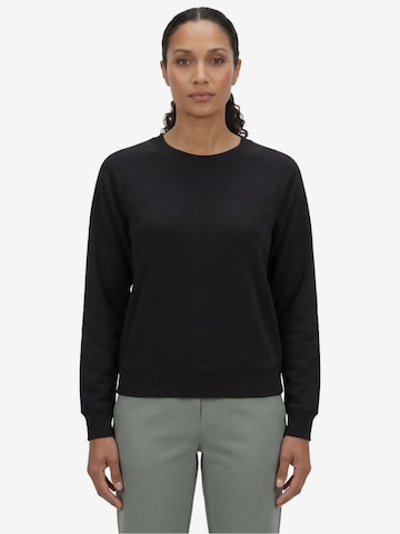 SKECHERS Sweatshirt 'Skechers Skechluxe Elevate Crewneck' in Zwart: voorkant