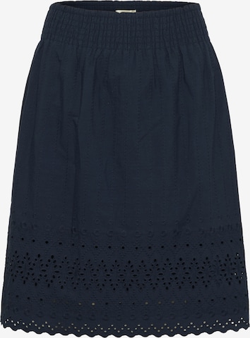 Cream Skirt 'Jana' in Blue: front