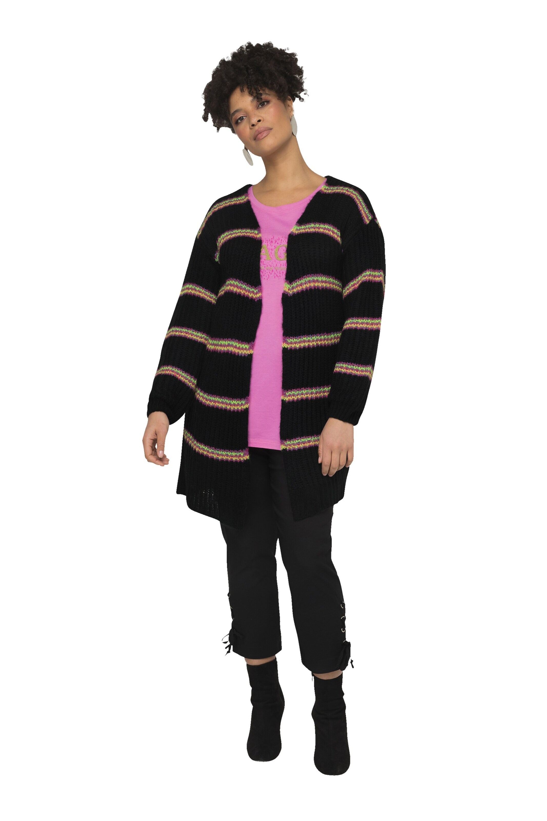 Cardigan MIAMODA en noir