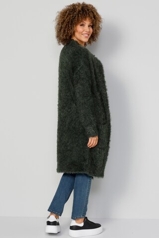 MIAMODA Knit Cardigan in Green